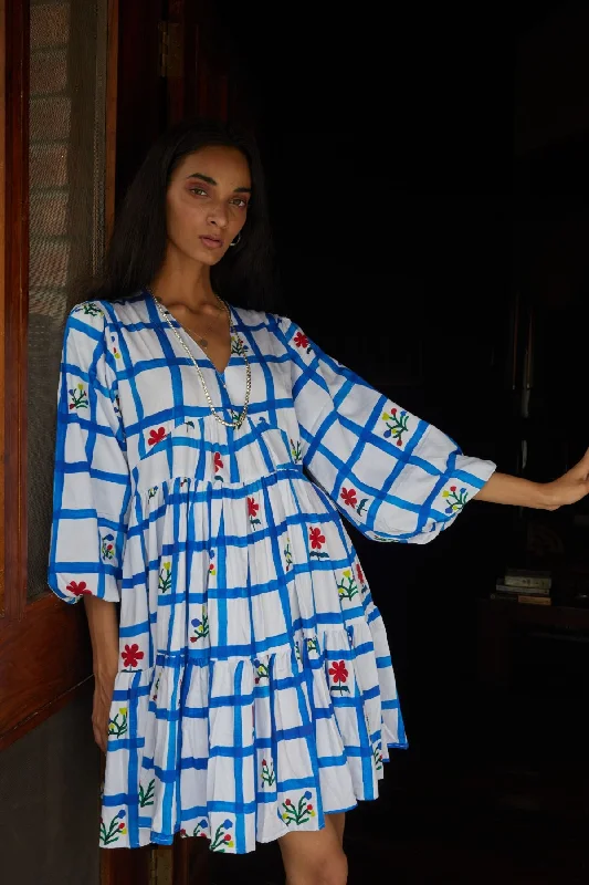 Kinda Fun Dress In Picnic Check