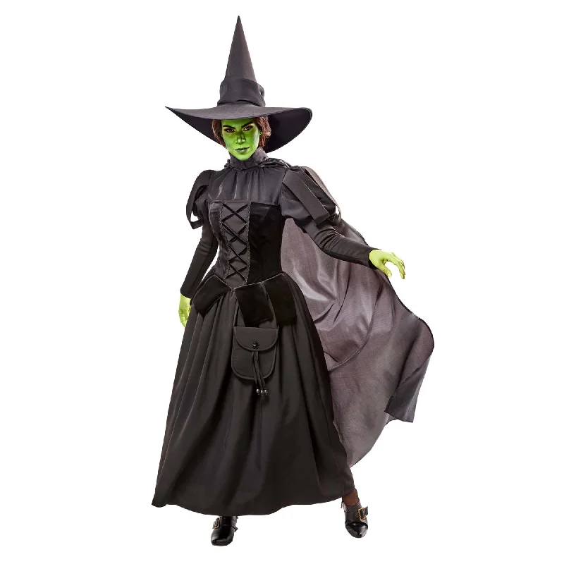 Wicked Elphaba Deluxe Costume for Adults, Black Dress