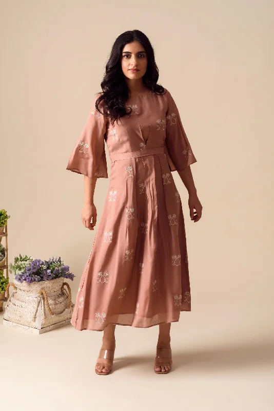 ROSE ORANGE DRESS