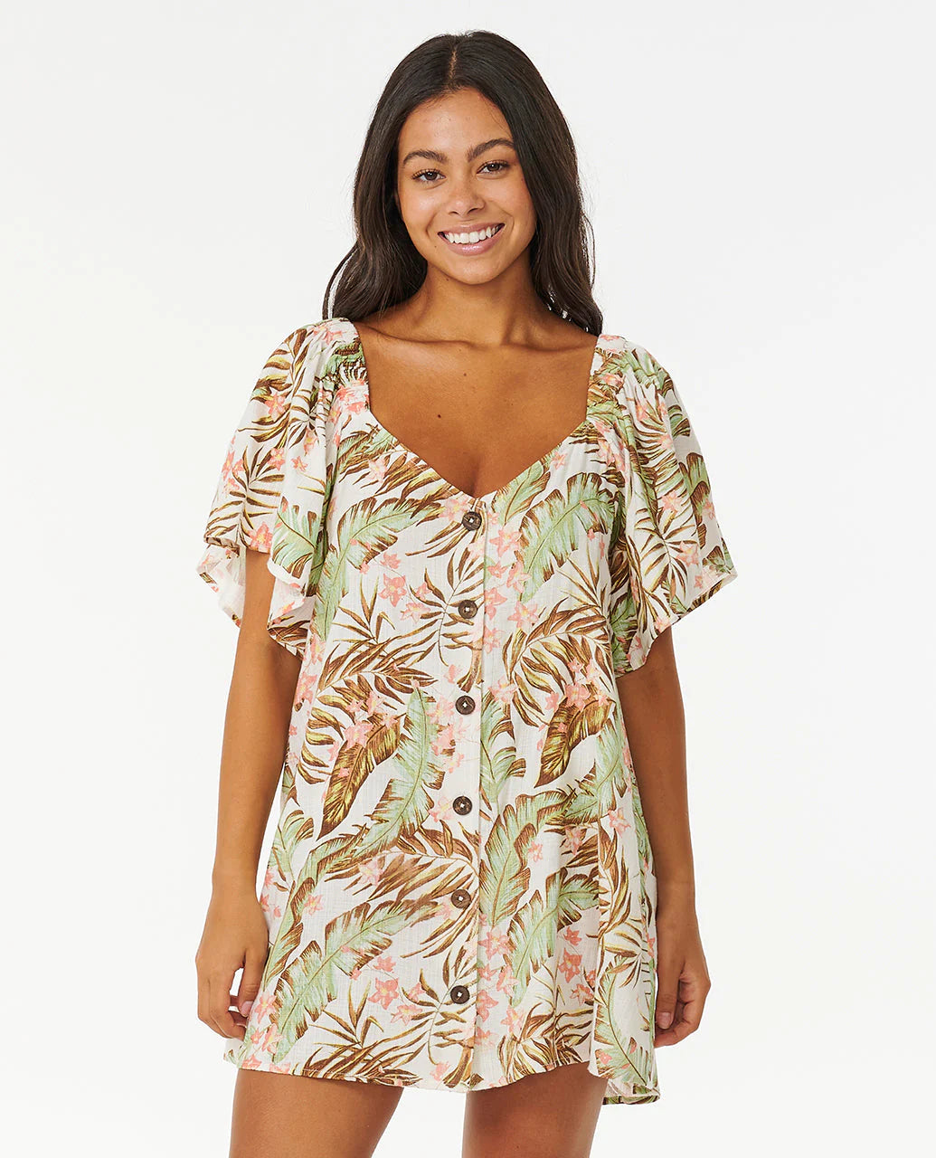 Rip Curl Womens La Quinta B/T Dress- Off White