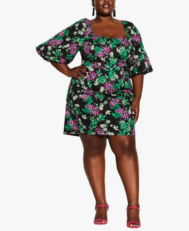 Trendy Plus Size Passion Burst Dress