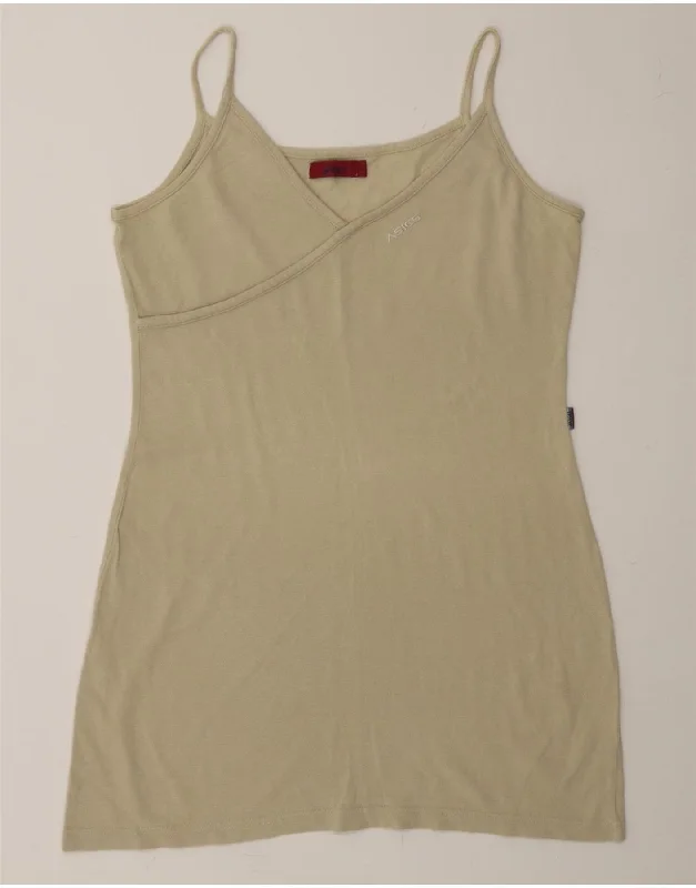 ASICS Womens Slip Dress UK 14 Large Beige