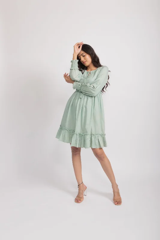 GRETA TIERED DRESS