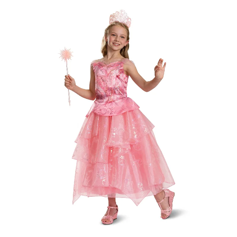 Wicked Glinda Deluxe Costume for Kids, Pink Dress