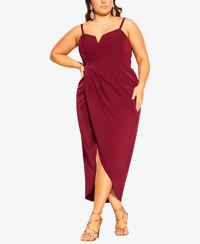 Trendy Plus Size Sassy V-Neck Dress