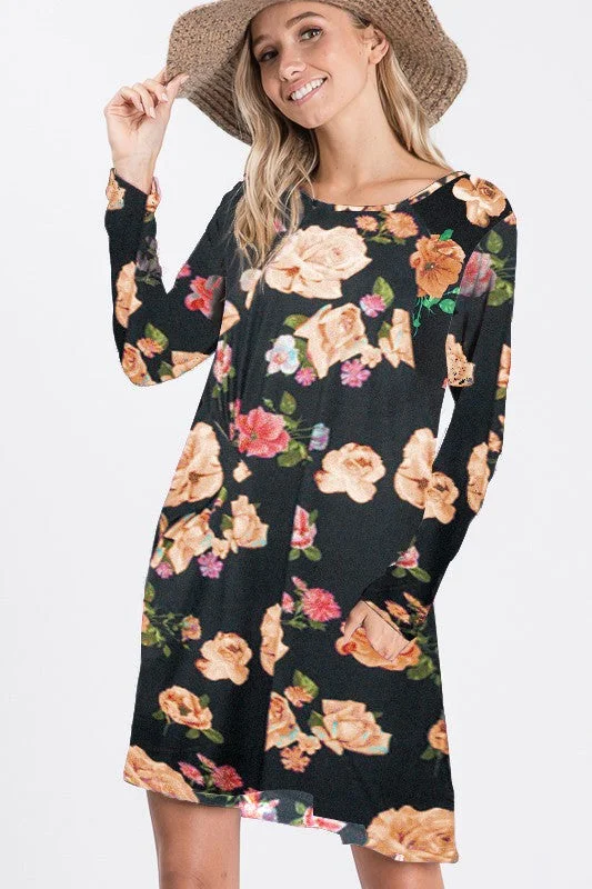 Midnight Bouquet Dress