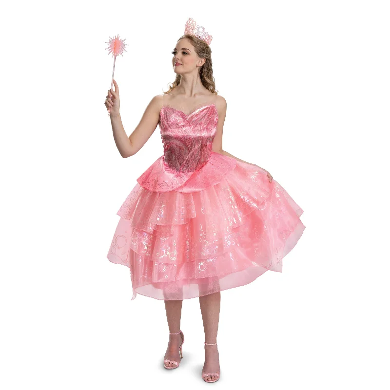 Wicked Glinda Deluxe Costume for Adults, Pink Dress