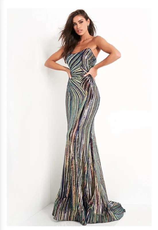 Multi colored sequin dress