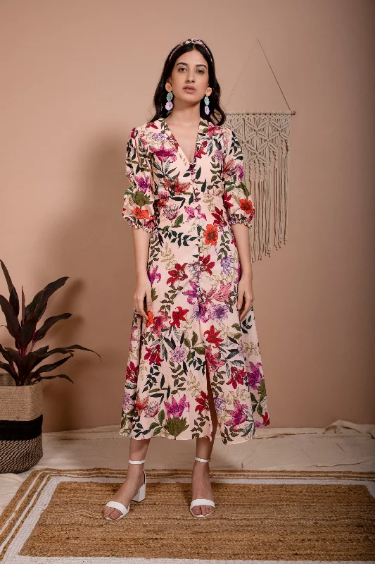 AMELIA BUTTON DOWN DRESS