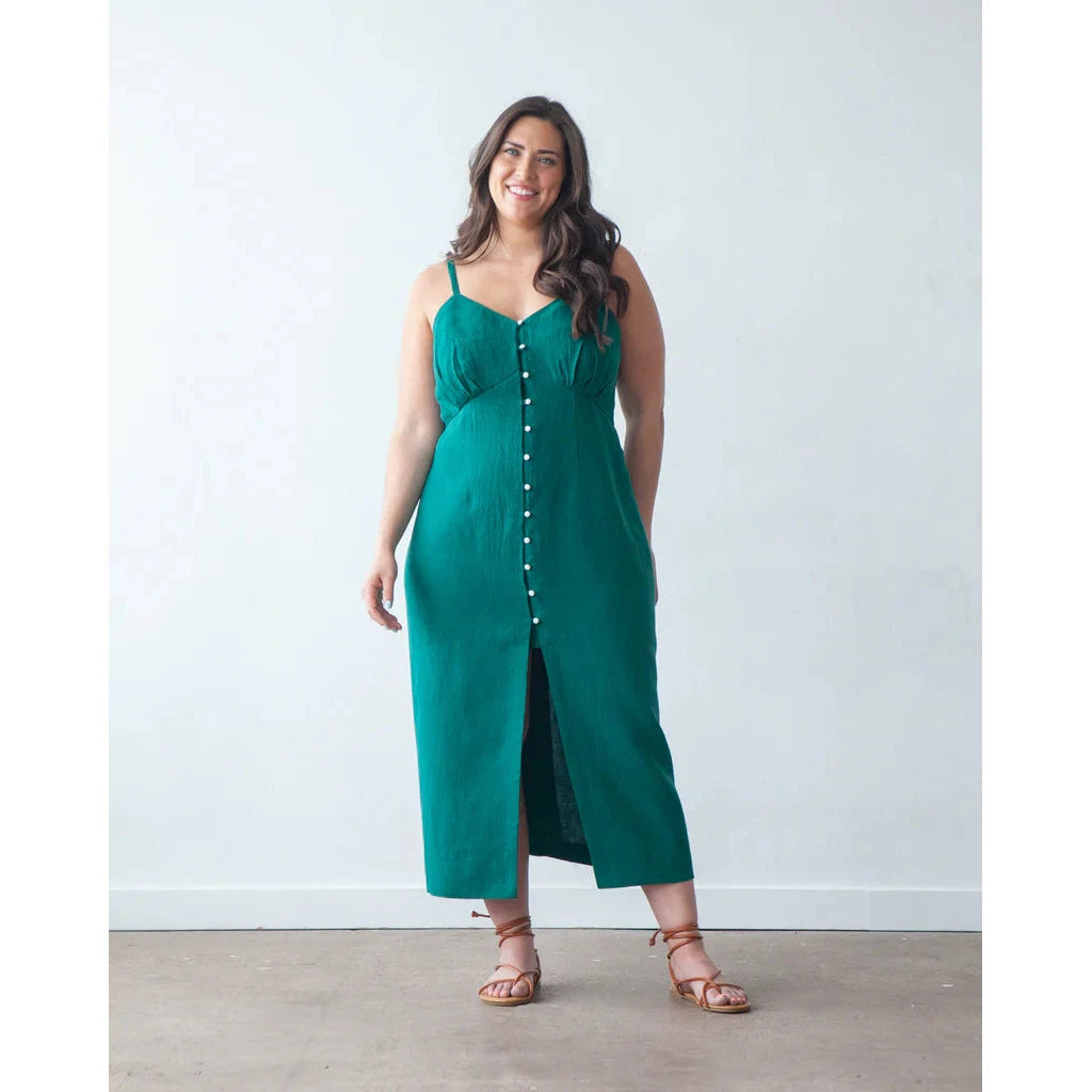 True Bias Lora Dress Sizes 14-32 Paper Pattern