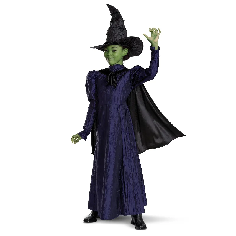Wicked Elphaba Deluxe Costume for Kids, Purple Dress