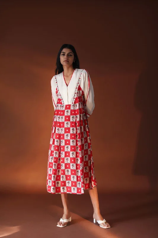 Narvi Pleated Dress
