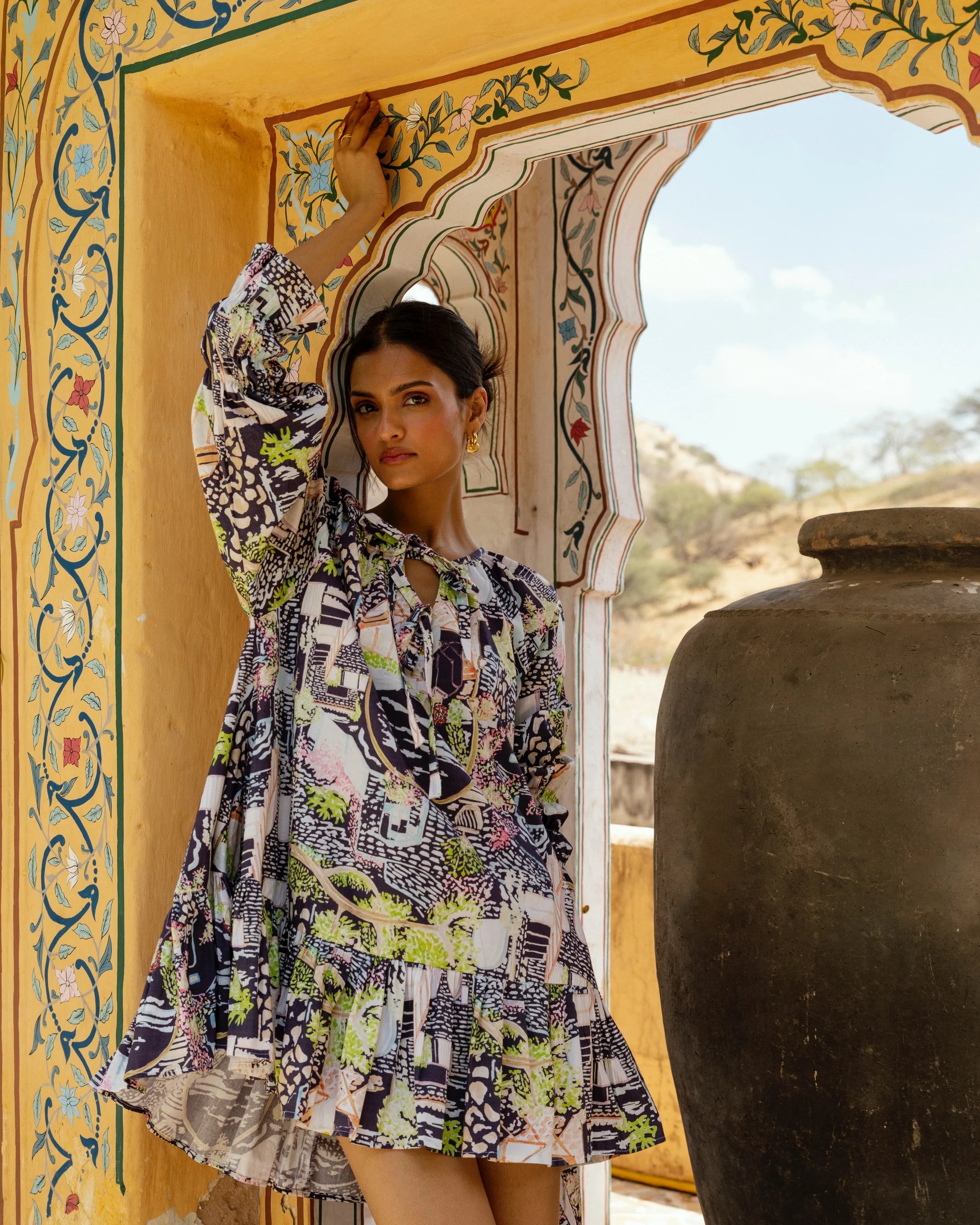 Daydream Dress In Fira Print