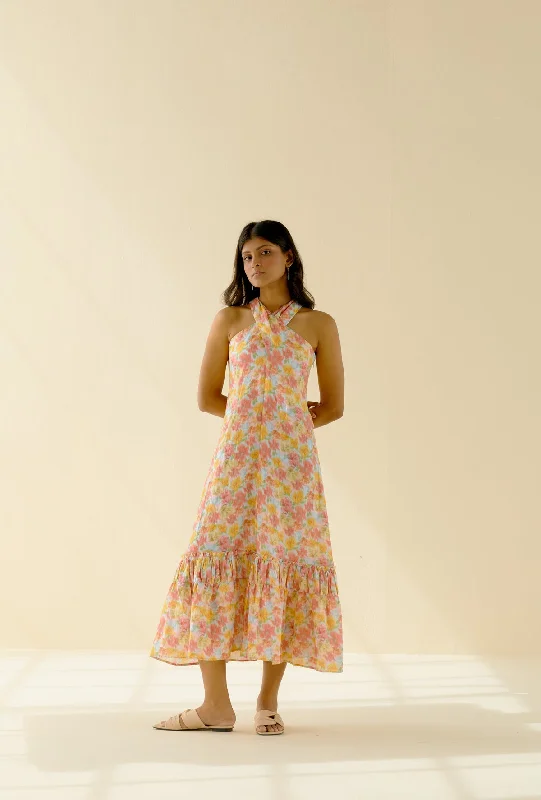 Lola Cross Neck Dress