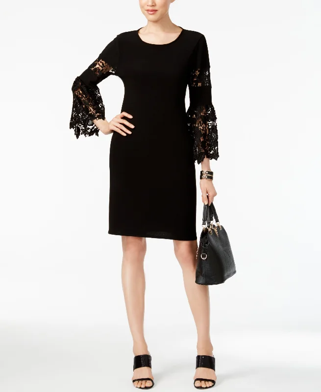 Alfani Petite Lace Sleeve Dress