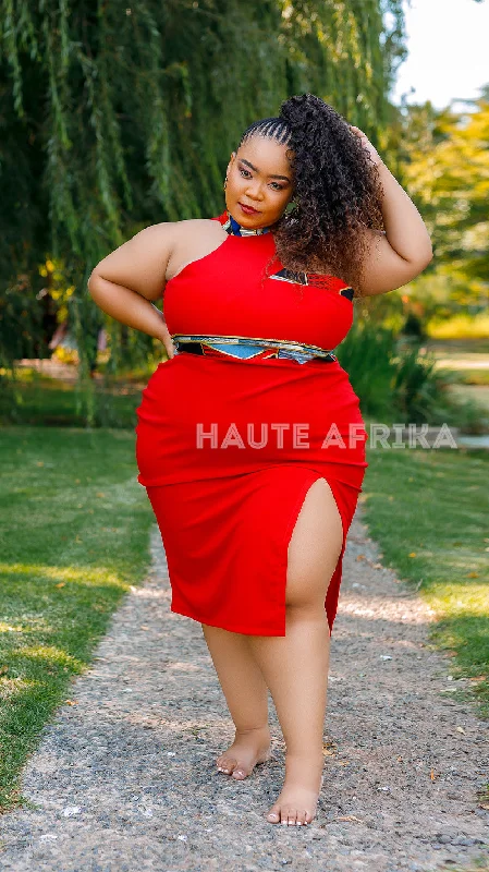 Mushi Dress - Red