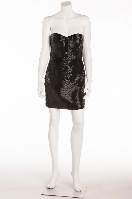 Roberto Cavalli - BN Black Strapless Beaded Mini Dress - IT 42 Comfortable Boho Mini Dress Roberto Cavalli - BN Black Strapless Beaded Mini Dress - IT 42 Comfortable Boho Mini Dress
