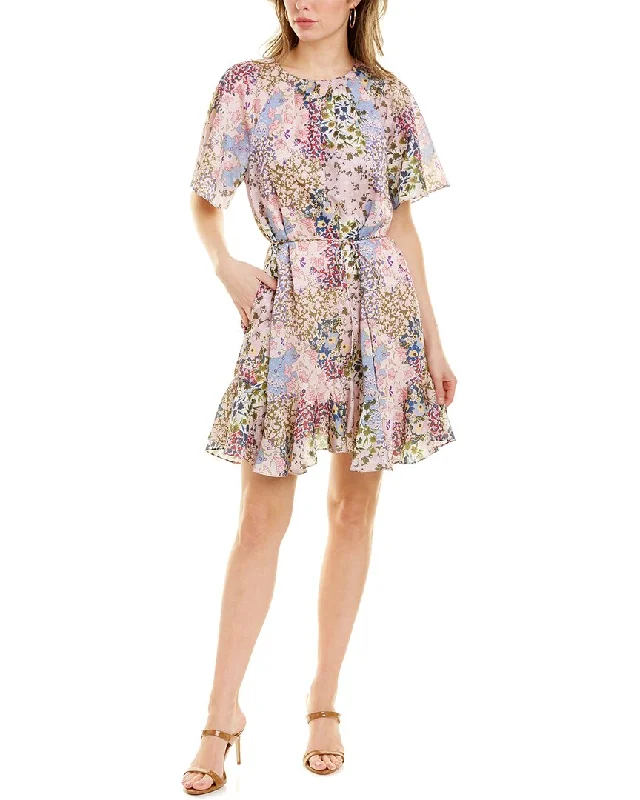 Ted Baker Fluted Hem Mini Dress Trendy Tulle Mini Dress