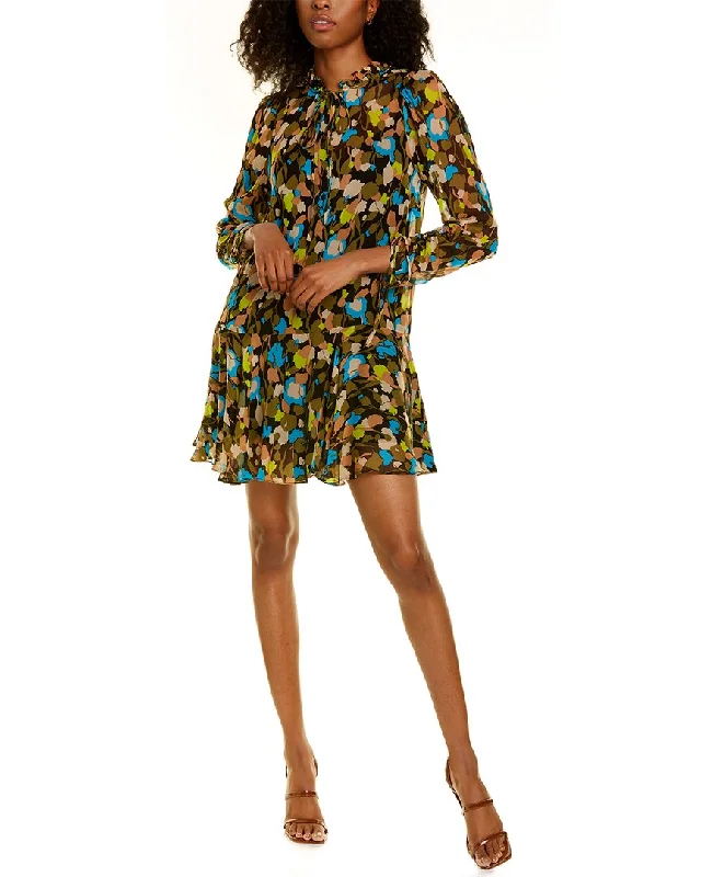 Ted Baker Hariiee Dropped Waist Mini Dress Fashionable Pleated Mini Dress