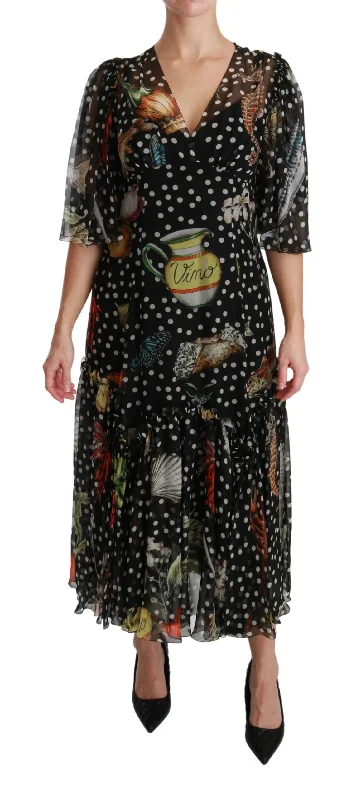 Elegant Silk Pleated A-Line Maxi Dress Stylish A-Line Maxi Dress