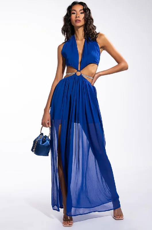 GET IN TO GROOVE MAXI DRESS Elegant Sleeveless Maxi Dress