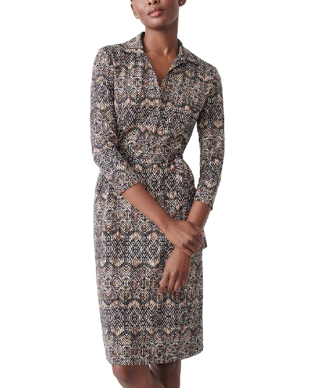J.McLaughlin Calla Mini Dress Fashionable Button-Front Mini Dress
