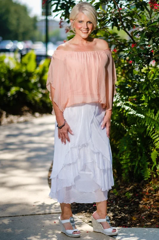 Anna Silk Cha Cha Skirt (SL205) corduroy skirt cozy