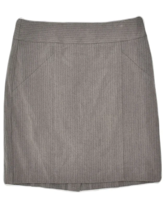 BANANA REPUBLIC Womens Petite Mini Skirt US 6 Medium W28 Grey Herringbone linen skirt relaxed BANANA REPUBLIC Womens Petite Mini Skirt US 6 Medium W28 Grey Herringbone linen skirt relaxed