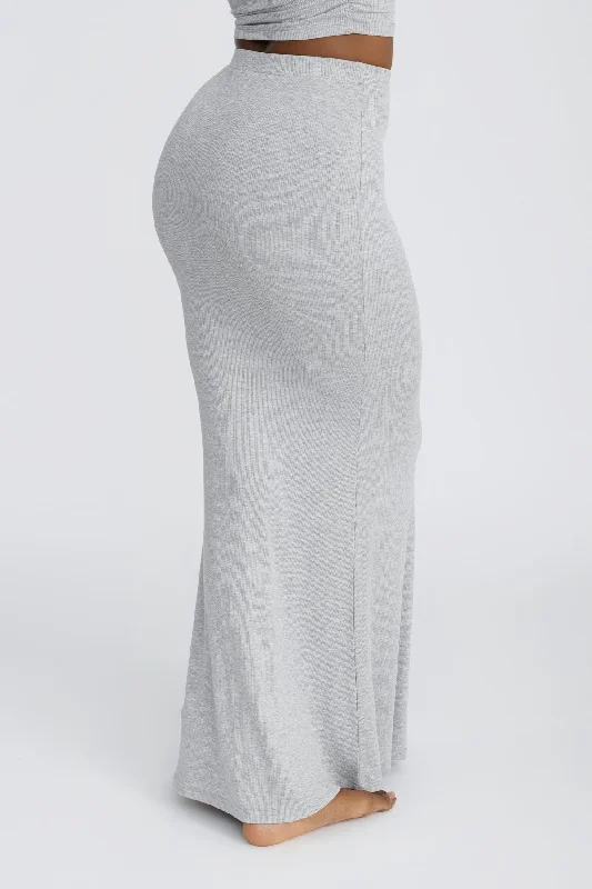 Dom Maxi Skirt - Misty casual skirt length