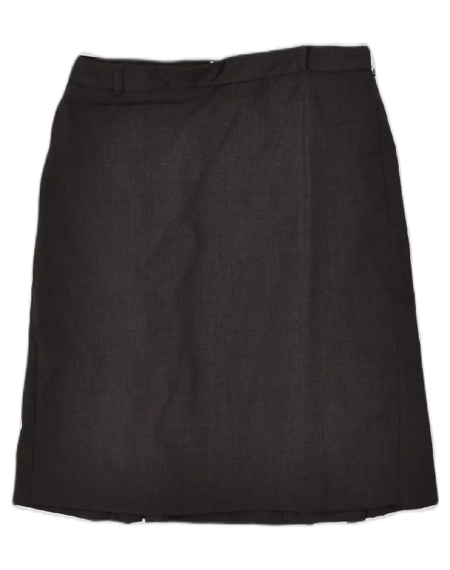 J. CREW Womens Straight Skirt US 4 Small W28 Grey Wool lace skirt elegant