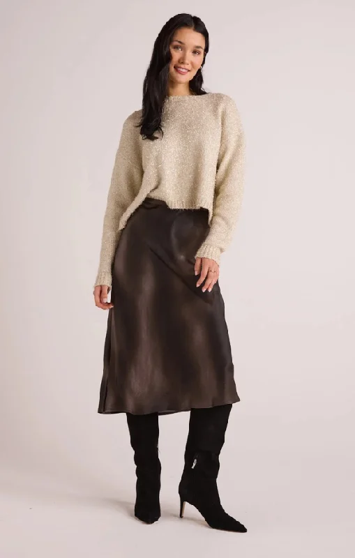 Nora Bias Midi Skirt corduroy skirt comfortable