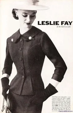SOPHIA - vintage 1950s suit with pencil skirt silk skirt lustrous