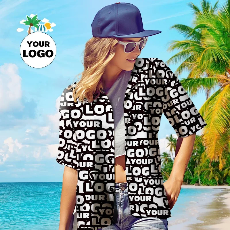 Custom Shirt Women's Hawaiian Shirt Face Mash Gift For Her Relaxed Cotton Short Blouse Custom Shirt Women's Hawaiian Shirt Face Mash Gift For Her Relaxed Cotton Short Blouse