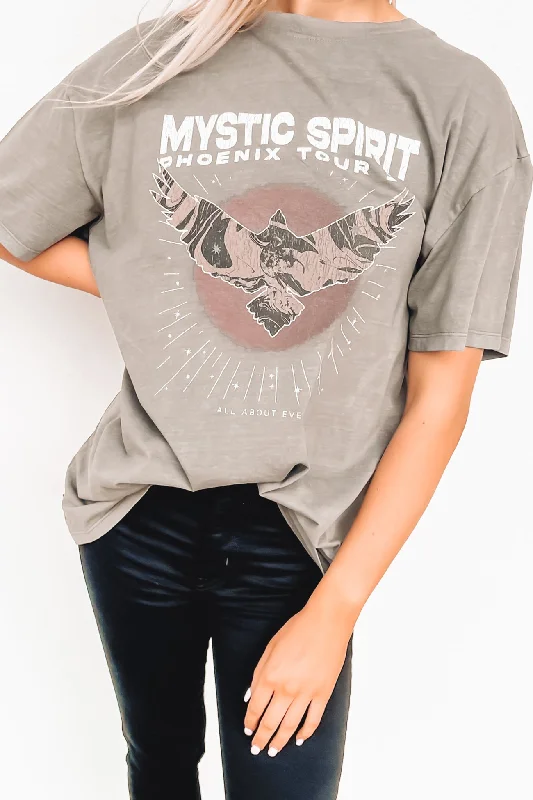 Mystic Tee Charcoal Machine Wash Dry Clean Hand Wash