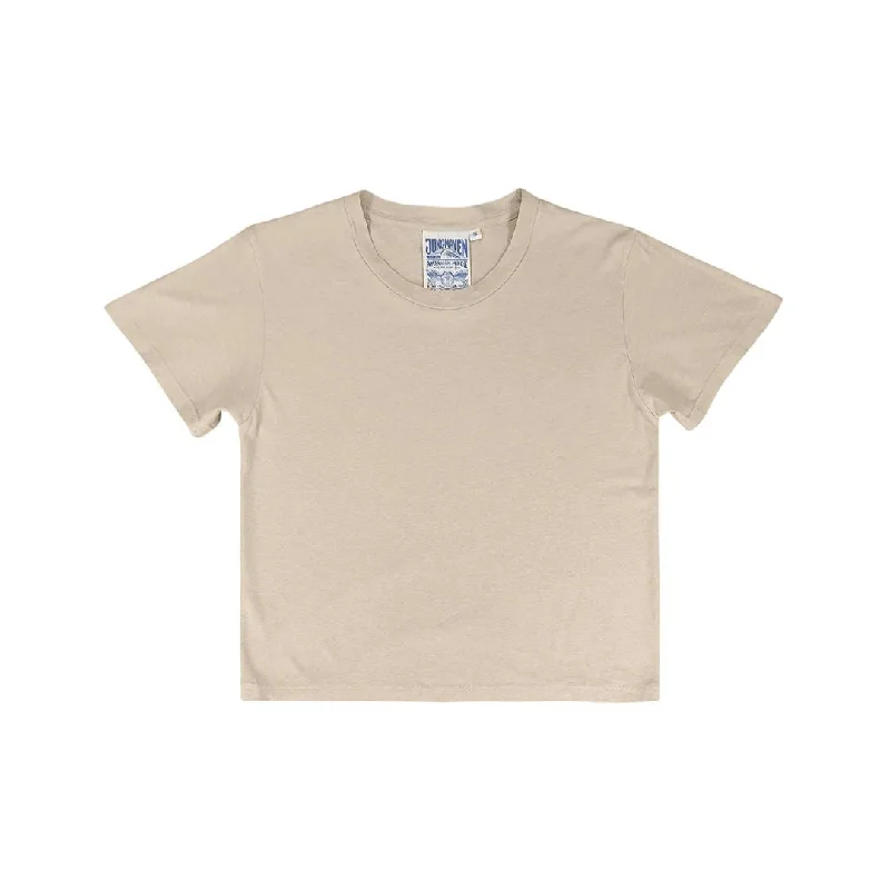 Ojai Crop Tee (Canvas) Fleece Nylon Spandex
