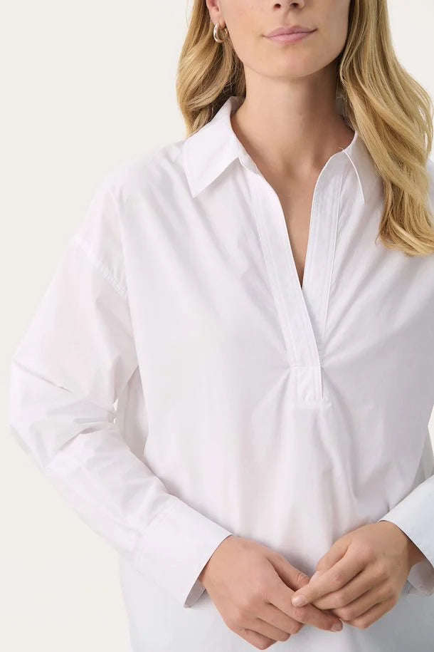 Part Two - Shirt - Lynne Casual Ruffle Short Shirt