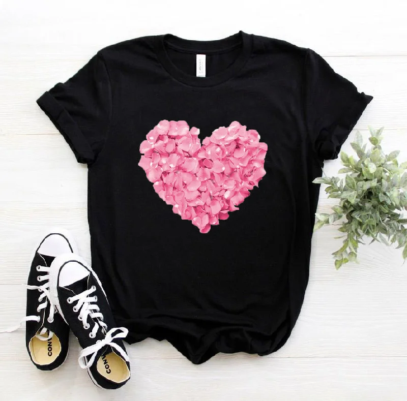 pink heart flower Print Women tshirt Cotton Casual Funny t shirt Gift 90s Lady Yong Girl Drop Ship PKT-894 Fashionable Pleated Short Shirt pink heart flower Print Women tshirt Cotton Casual Funny t shirt Gift 90s Lady Yong Girl Drop Ship PKT-894 Fashionable Pleated Short Shirt
