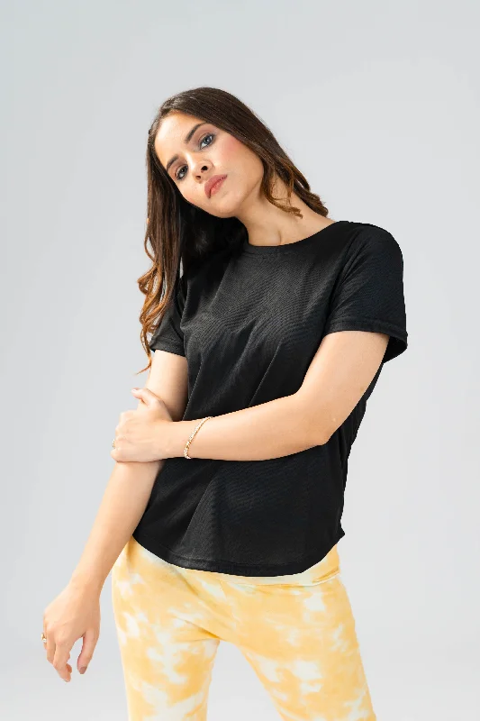 Polo Athletica Women's Activewear Atomic Tee Shirt Fashionable Short Sleeve Shirt