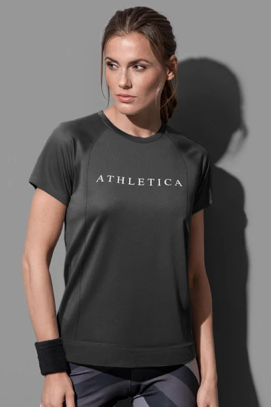 Polo Athletica Women's Raglan Sleeve Activewear Tee Shirt Chic Embellished Short Sleeve