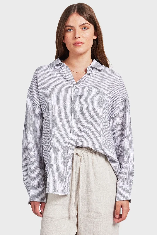 Rory Linen Shirt Trendy Summer Short Sleeve