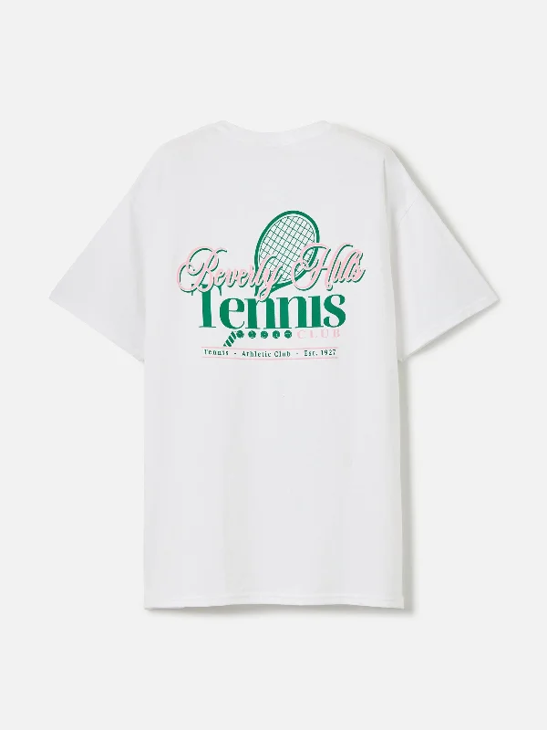 Beverly Hills Tennis Club Tee Plaid T-Shirt Polka Dot Checkered
