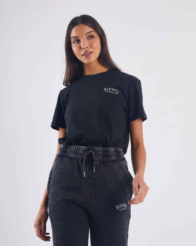 Kyline Tee Black Acid Elasticated Padded Insulated