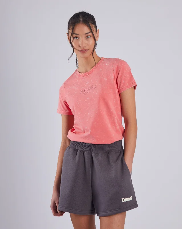 Marva Tee Washed Blush Anti-Pilling Machine Wash Handmade