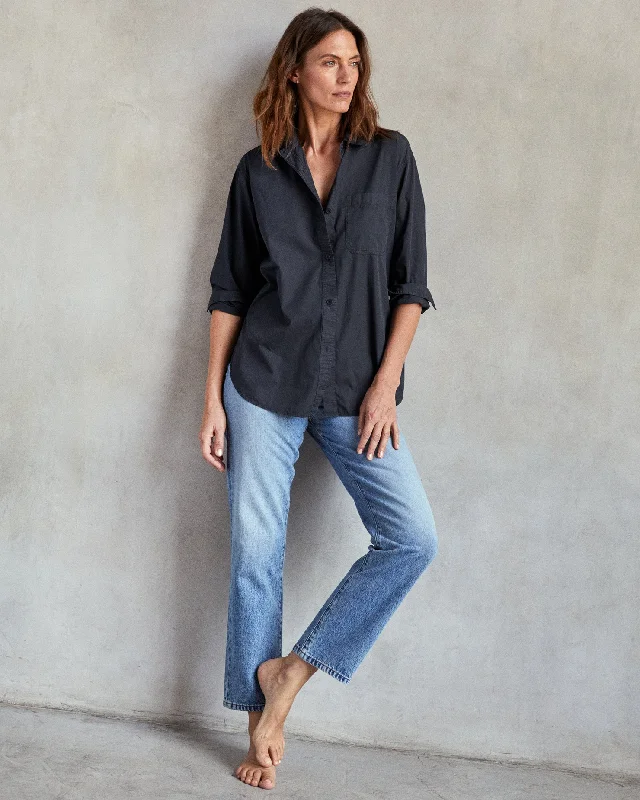 The Weekend Shirt Stylish Pleated Short Sleeve