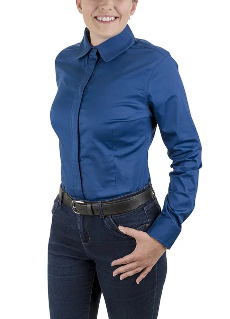 TuffRider Ladies Americana Western Shirt Comfortable Short Sleeve Blouse