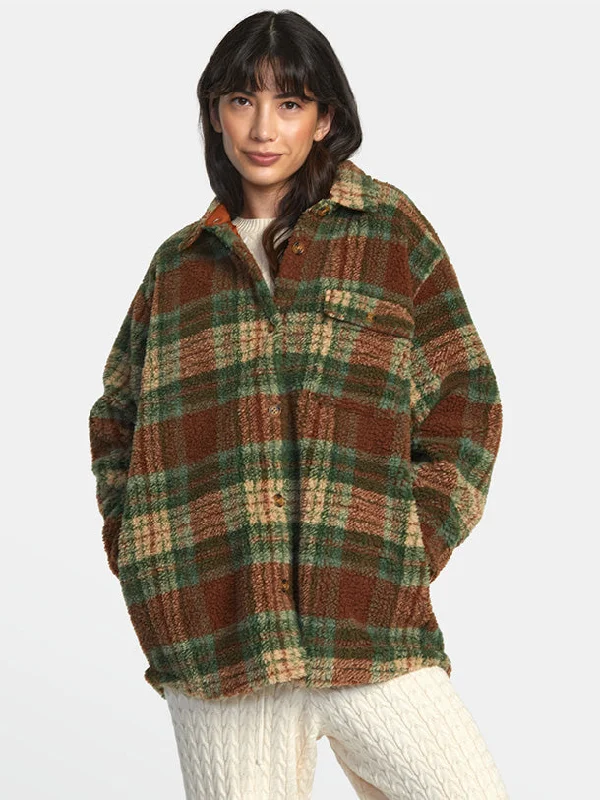 Birdie Shacket Flannel Jacket Satin Jacket Silk Jacket Chiffon Jacket