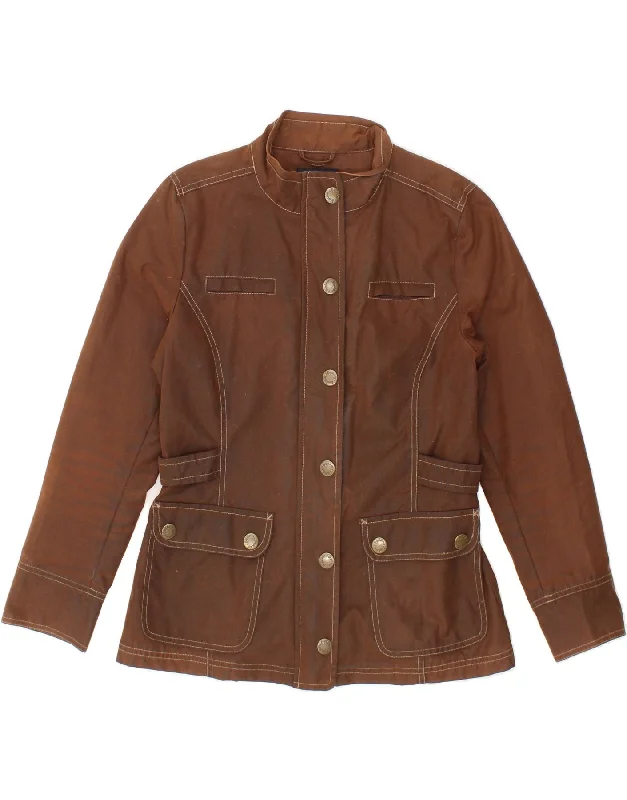 BODEN Womens Waxed Cotton Jacket UK 12 Medium Brown Cotton Faux Fur Jacket Real Fur Jacket Shearling Jacket BODEN Womens Waxed Cotton Jacket UK 12 Medium Brown Cotton Faux Fur Jacket Real Fur Jacket Shearling Jacket