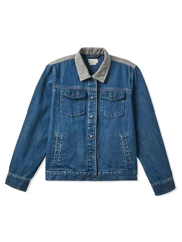 Cable Embroidered Jacket Bomber Jacket Anorak Windbreaker