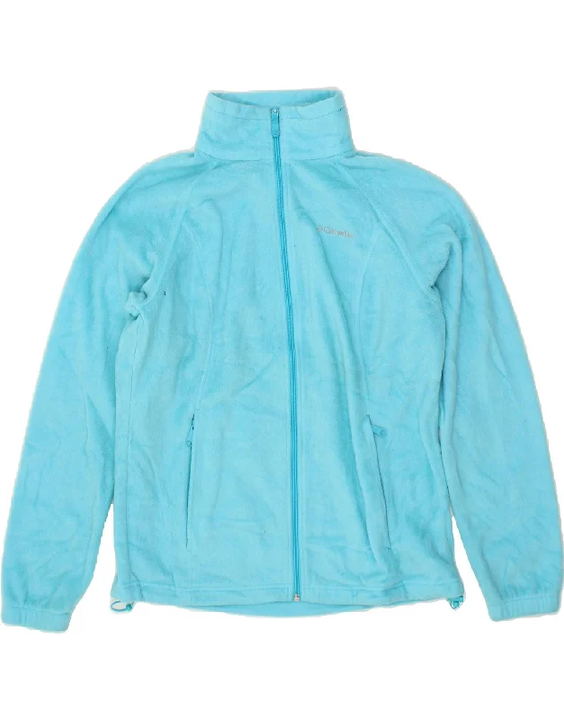 COLUMBIA Womens Fleece Jacket UK 16 Large Blue Polyester Denim Jacket Leather Jacket Suede Jacket COLUMBIA Womens Fleece Jacket UK 16 Large Blue Polyester Denim Jacket Leather Jacket Suede Jacket