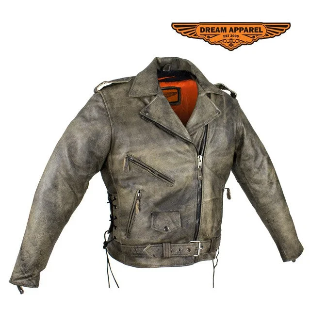 Distressed Brown Naked Cowhide Leather Motorcycle Jacket W/ Gun Pockets Faux Fur Fabric Real Fur Fabric Shearling Fabric Distressed Brown Naked Cowhide Leather Motorcycle Jacket W/ Gun Pockets Faux Fur Fabric Real Fur Fabric Shearling Fabric